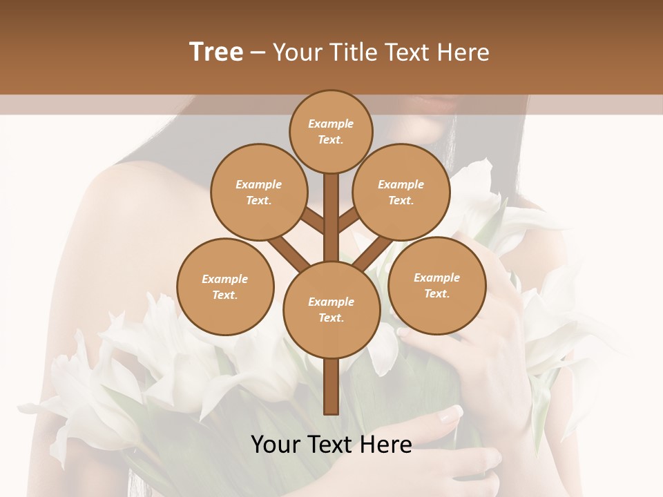 Hairstyle Human Portrait PowerPoint Template