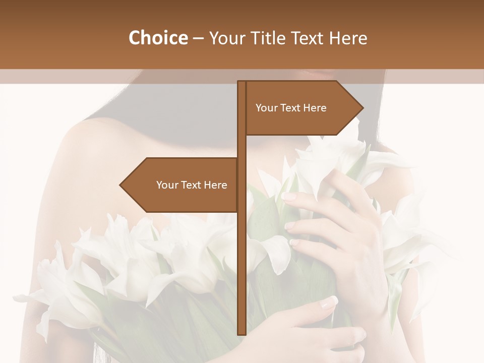 Hairstyle Human Portrait PowerPoint Template