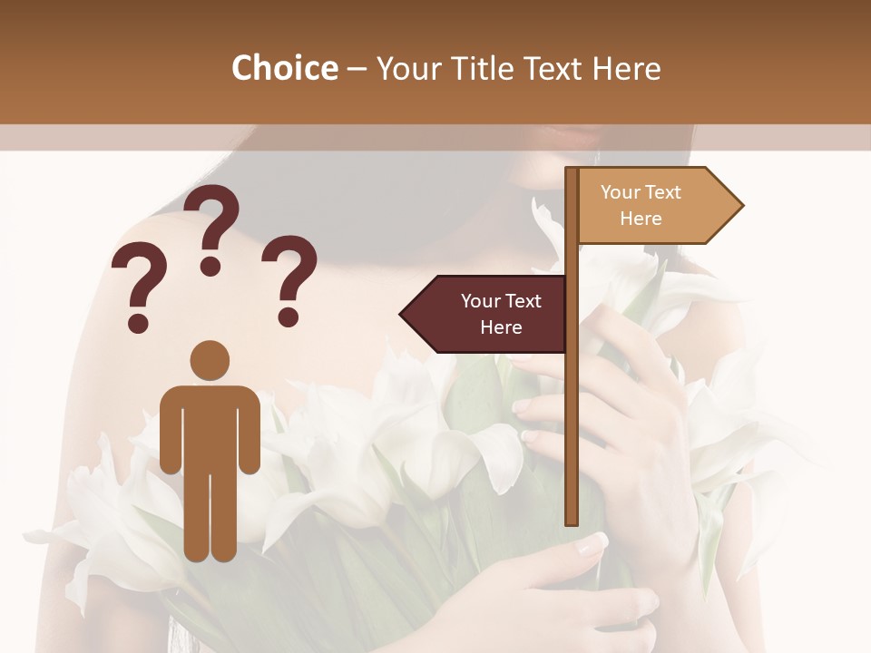 Hairstyle Human Portrait PowerPoint Template