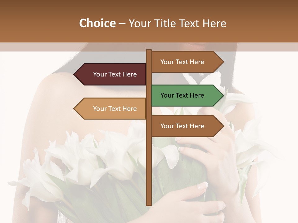 Hairstyle Human Portrait PowerPoint Template