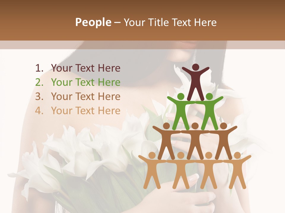 Hairstyle Human Portrait PowerPoint Template