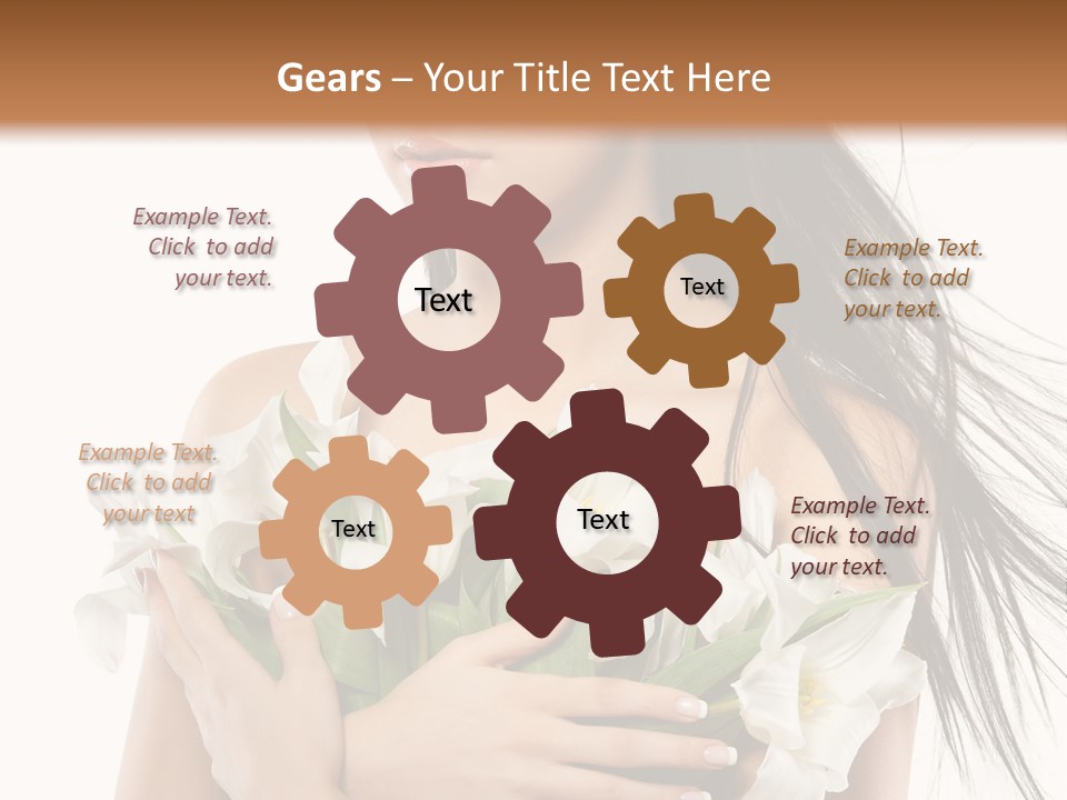 Face Makeup Closeup PowerPoint Template