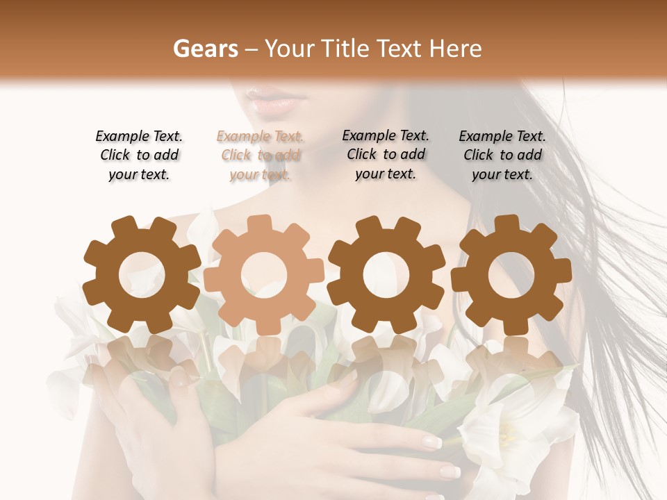 Face Makeup Closeup PowerPoint Template