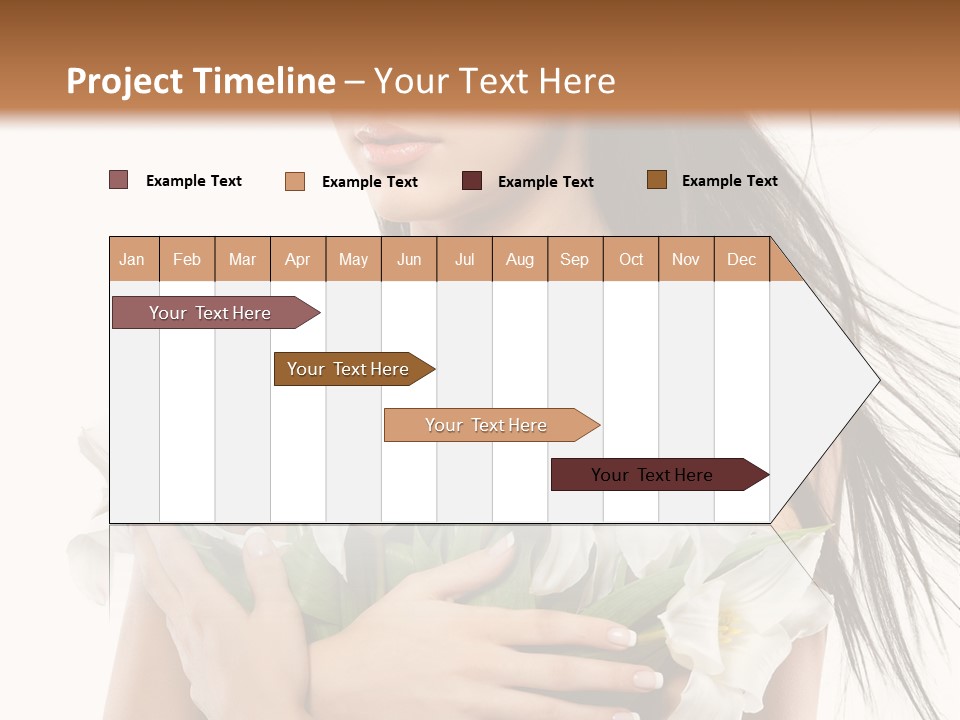 Face Makeup Closeup PowerPoint Template