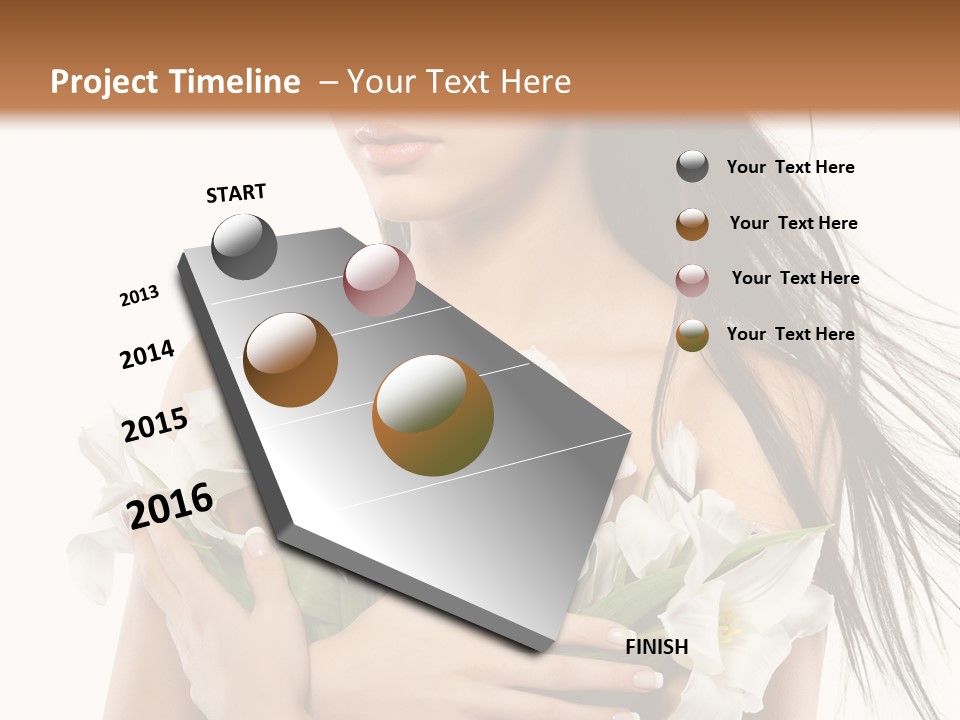 Face Makeup Closeup PowerPoint Template