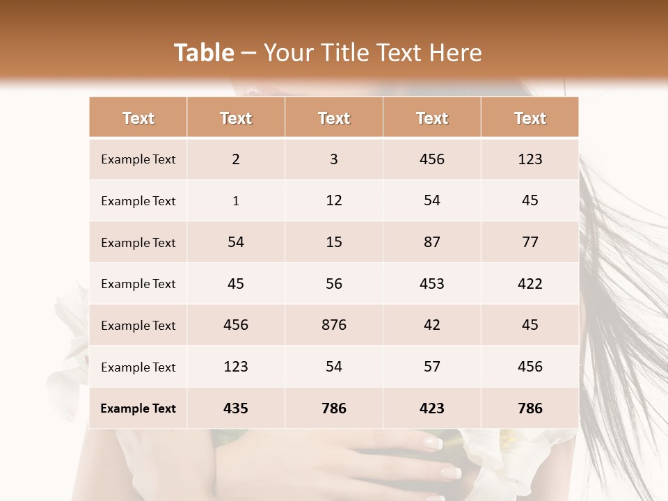 Face Makeup Closeup PowerPoint Template