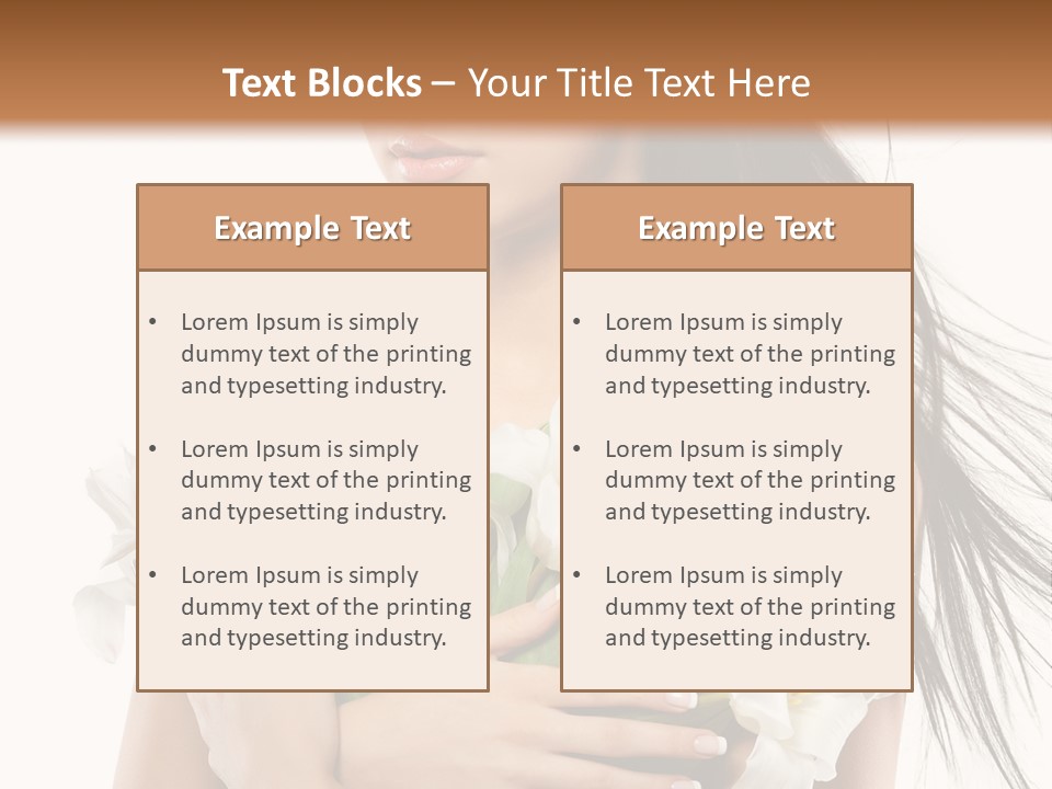 Face Makeup Closeup PowerPoint Template