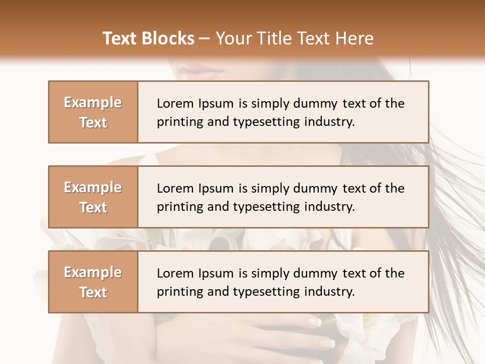 Face Makeup Closeup PowerPoint Template