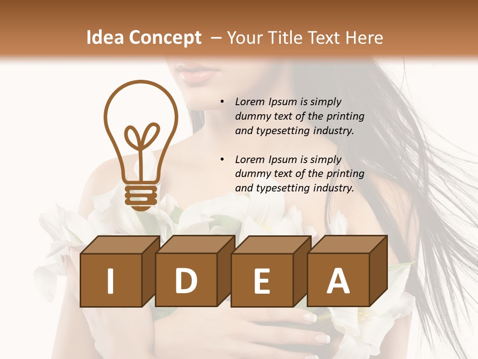 Face Makeup Closeup PowerPoint Template