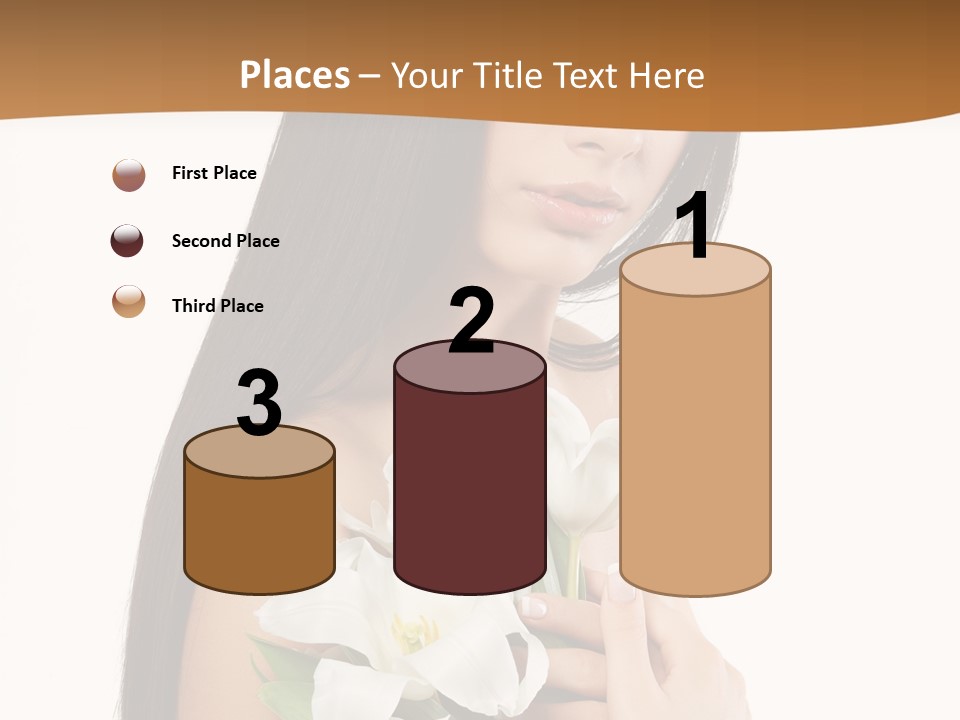 Flowers Skin Sensuality PowerPoint Template