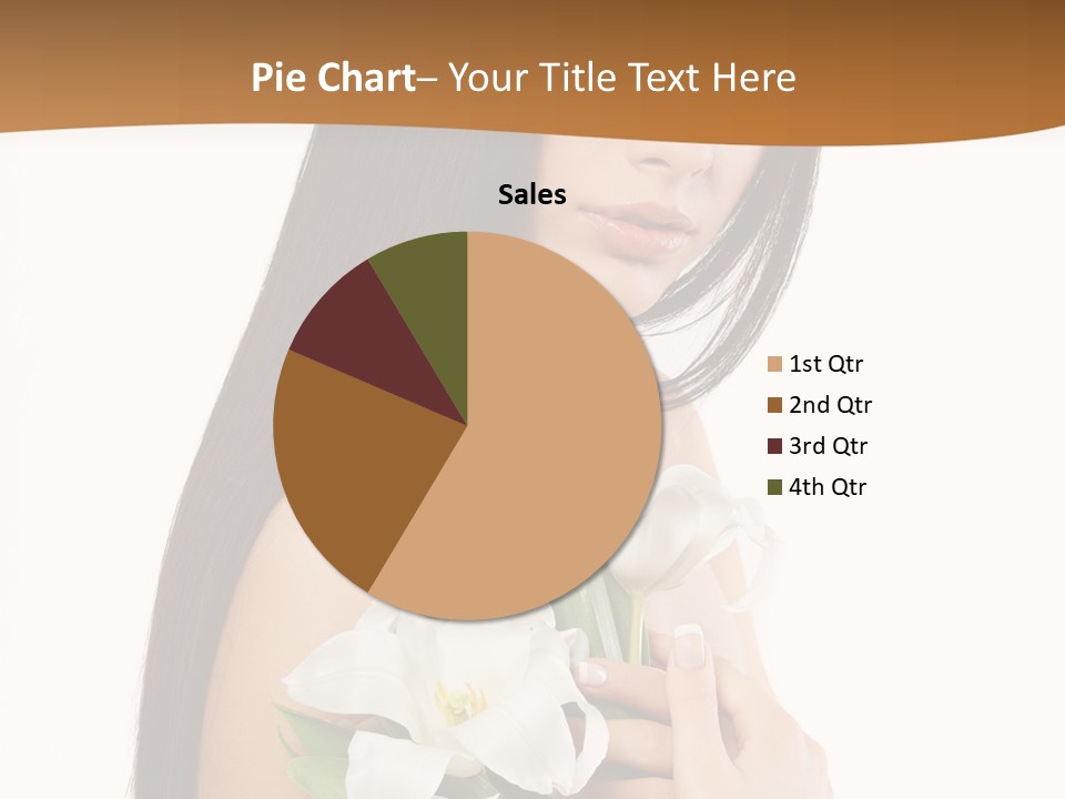 Flowers Skin Sensuality PowerPoint Template