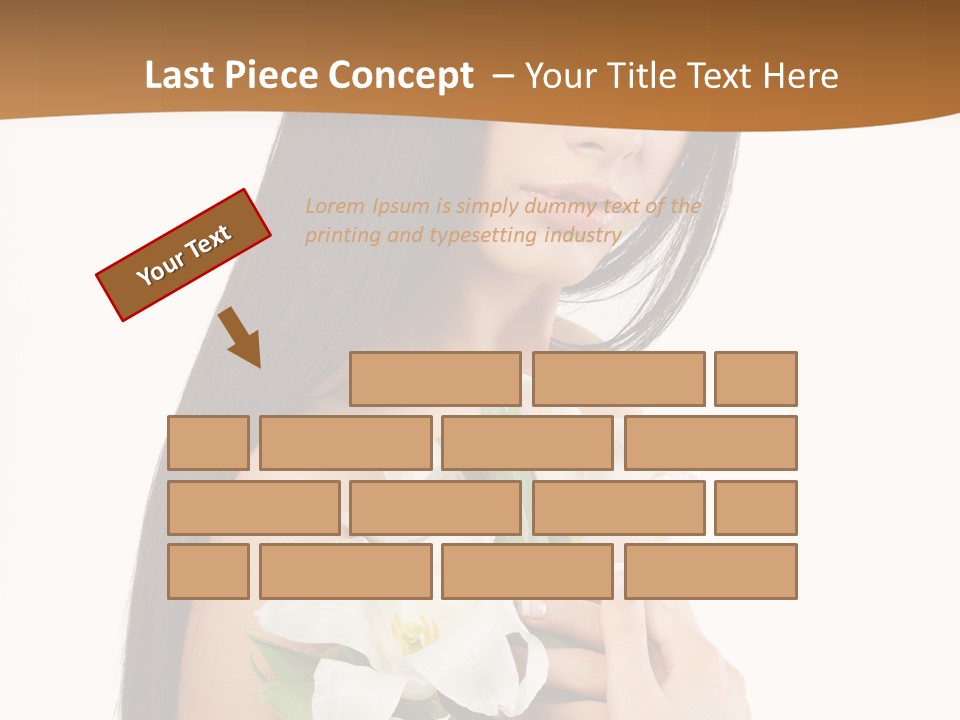 Flowers Skin Sensuality PowerPoint Template