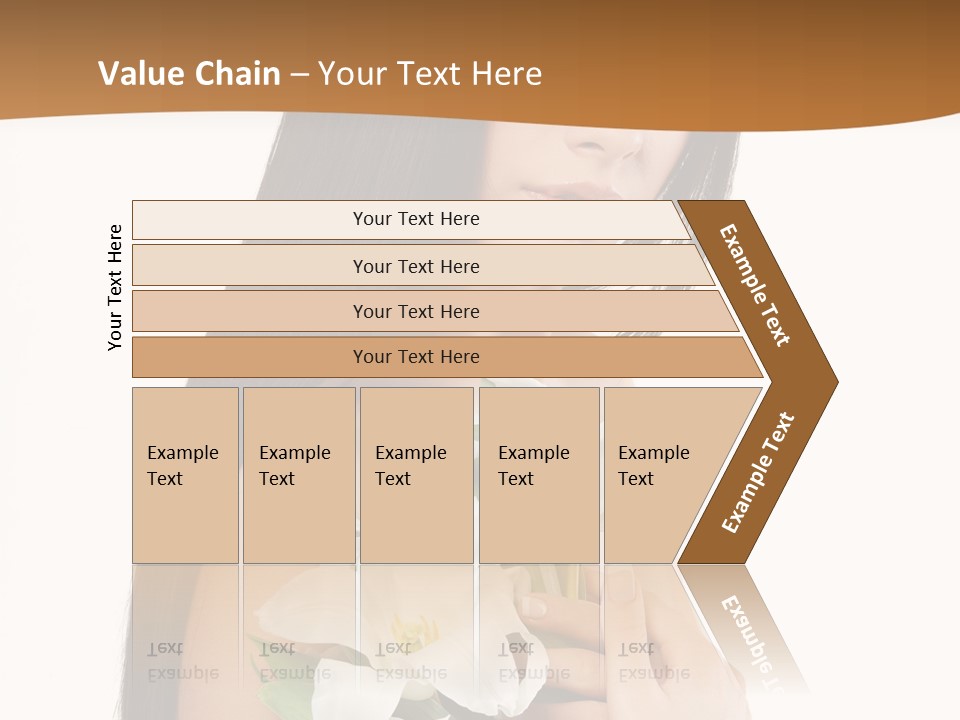 Flowers Skin Sensuality PowerPoint Template