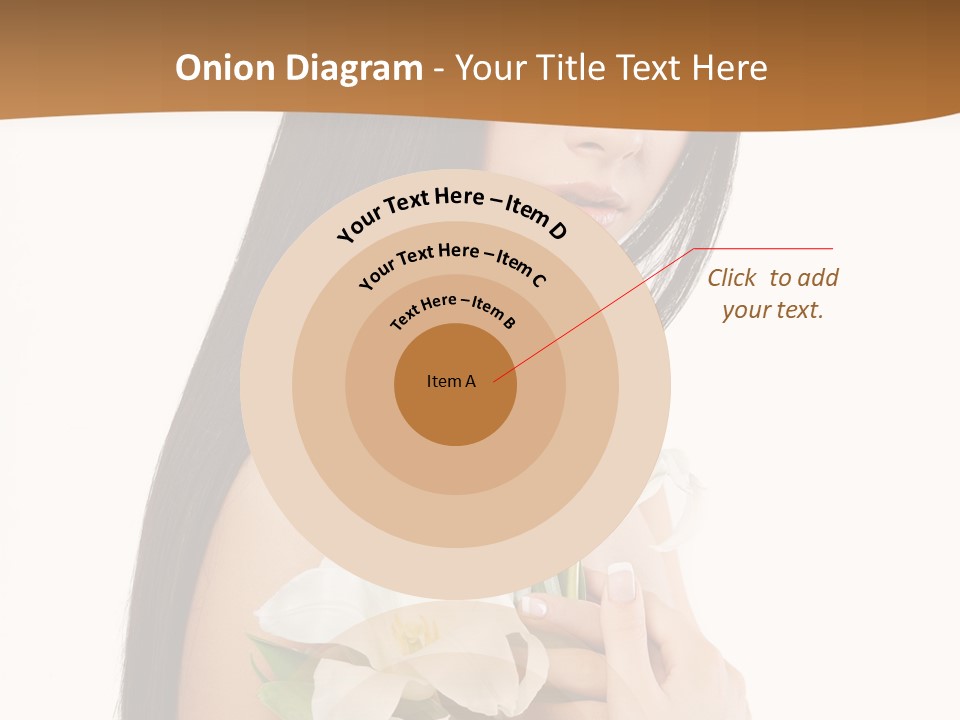 Flowers Skin Sensuality PowerPoint Template