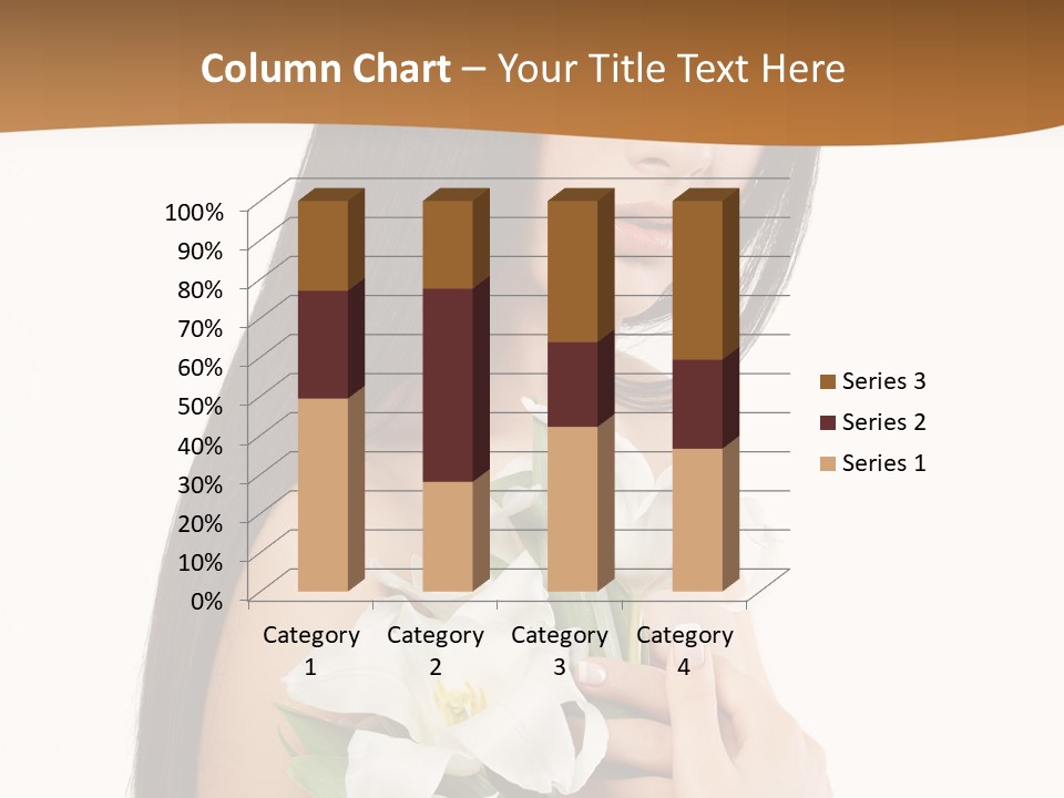 Flowers Skin Sensuality PowerPoint Template