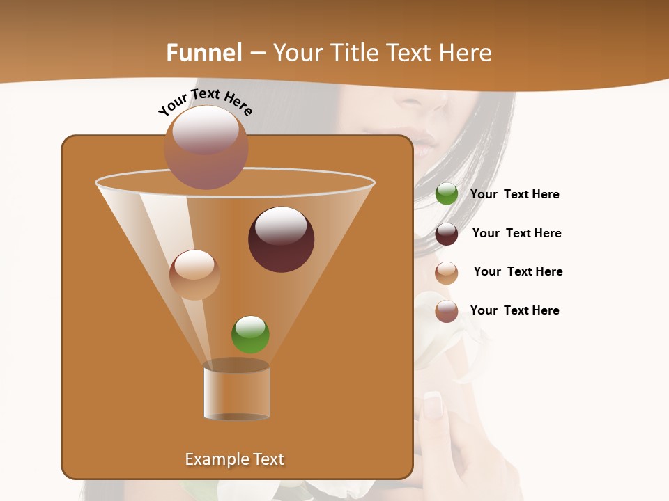 Flowers Skin Sensuality PowerPoint Template