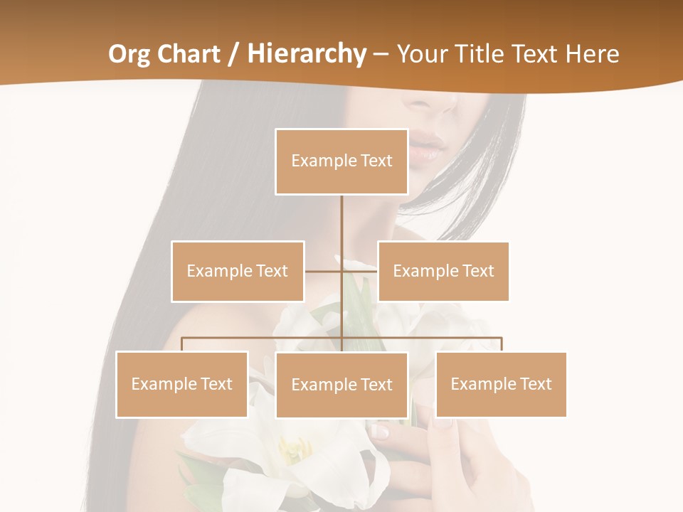 Flowers Skin Sensuality PowerPoint Template