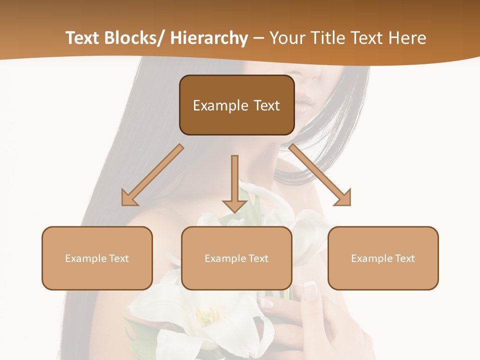 Flowers Skin Sensuality PowerPoint Template