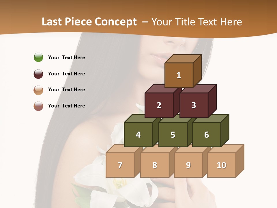 Flowers Skin Sensuality PowerPoint Template