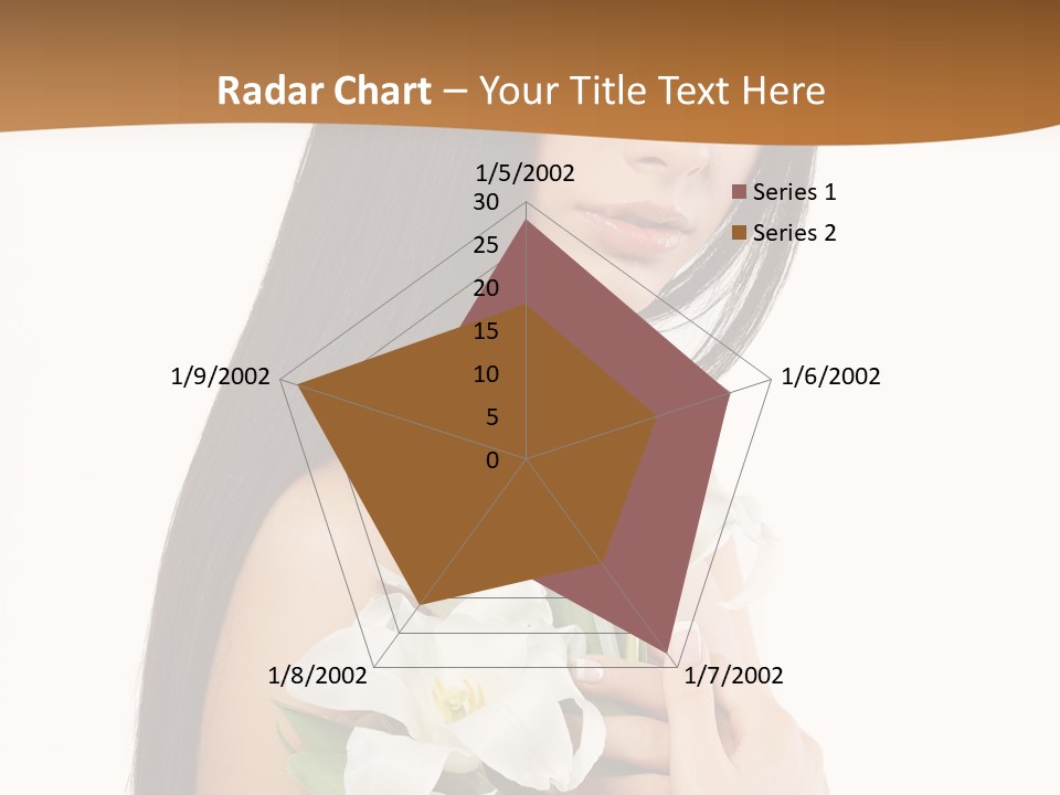 Flowers Skin Sensuality PowerPoint Template