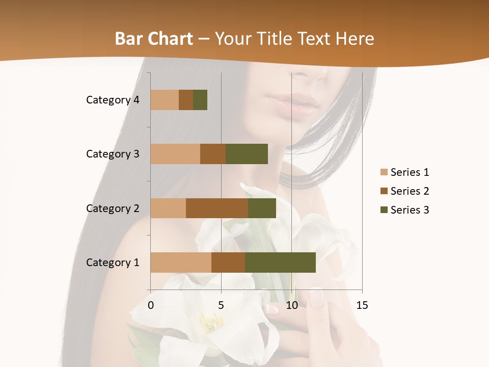 Flowers Skin Sensuality PowerPoint Template