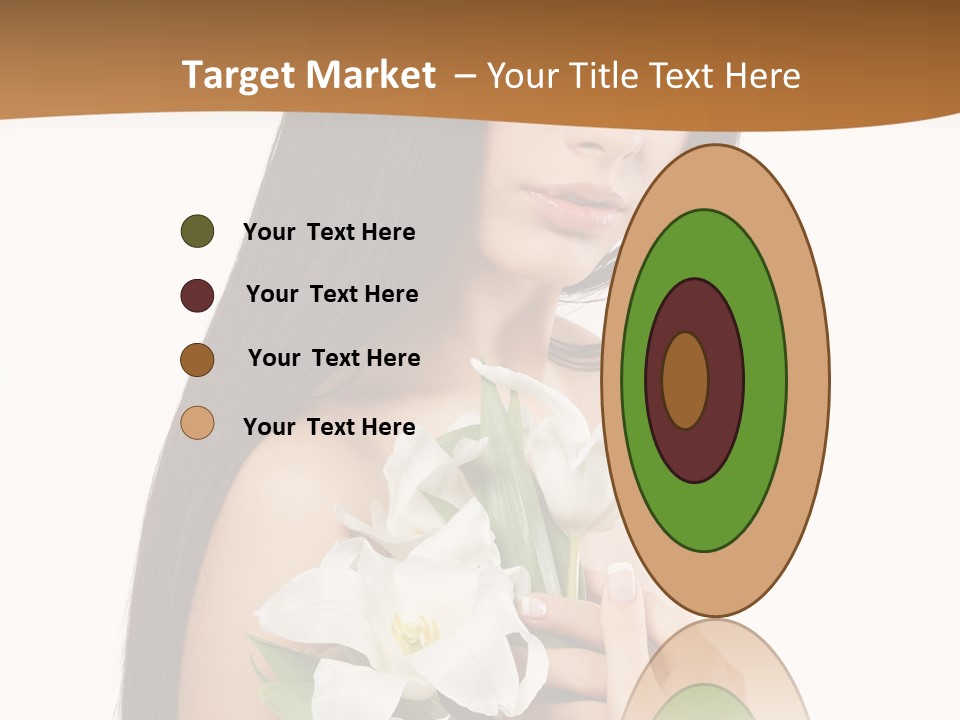 Flowers Skin Sensuality PowerPoint Template