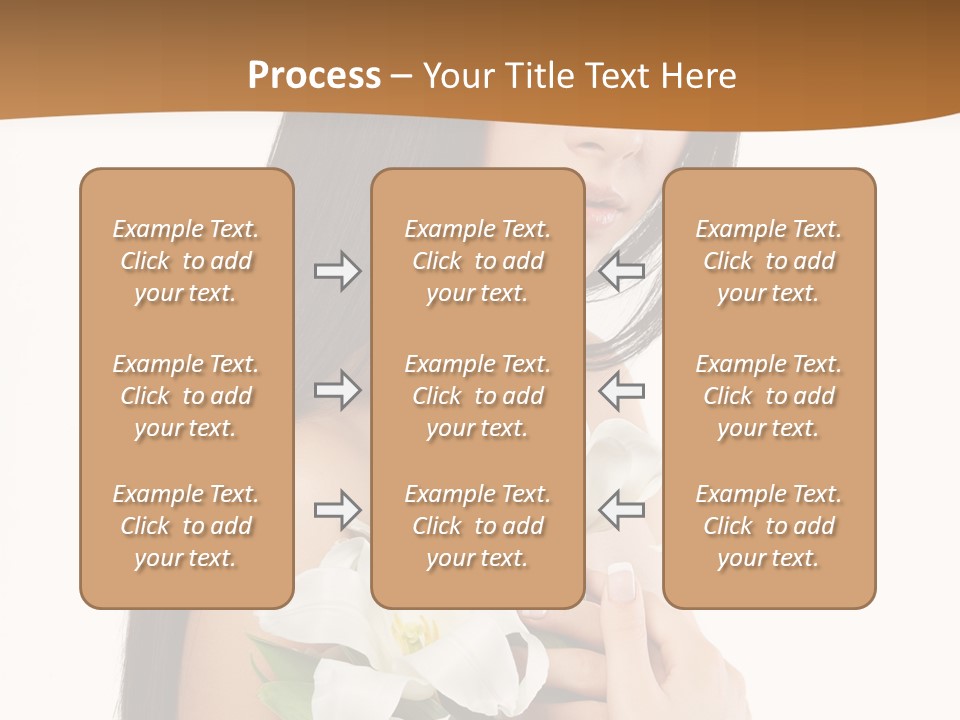 Flowers Skin Sensuality PowerPoint Template
