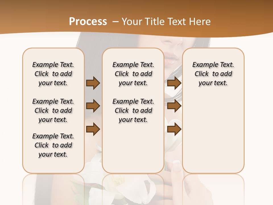 Flowers Skin Sensuality PowerPoint Template