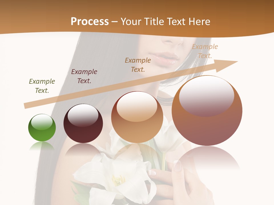 Flowers Skin Sensuality PowerPoint Template
