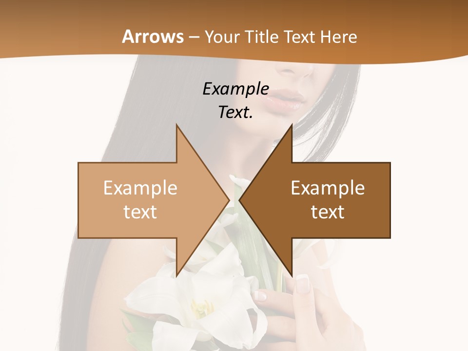 Flowers Skin Sensuality PowerPoint Template