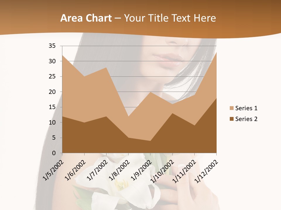 Flowers Skin Sensuality PowerPoint Template