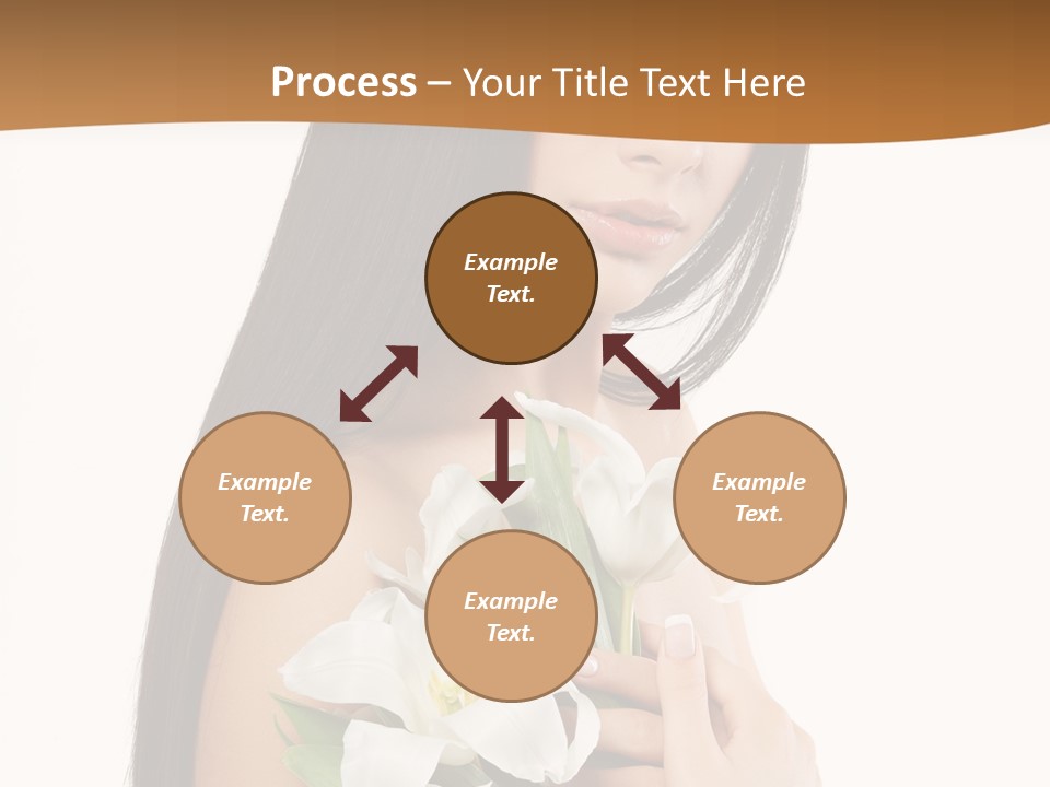 Flowers Skin Sensuality PowerPoint Template