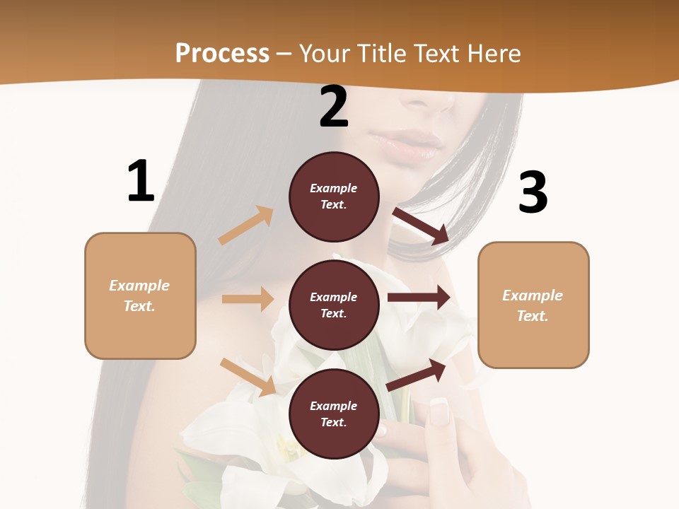 Flowers Skin Sensuality PowerPoint Template