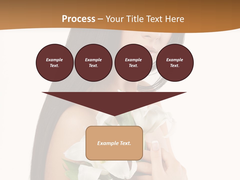 Flowers Skin Sensuality PowerPoint Template