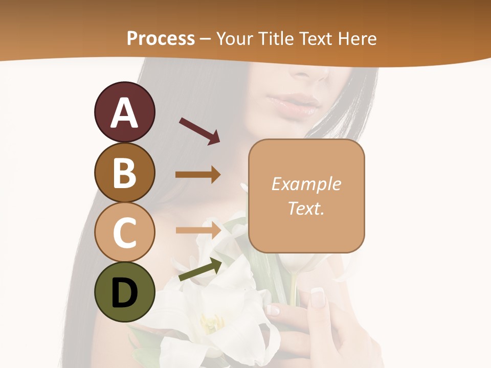 Flowers Skin Sensuality PowerPoint Template