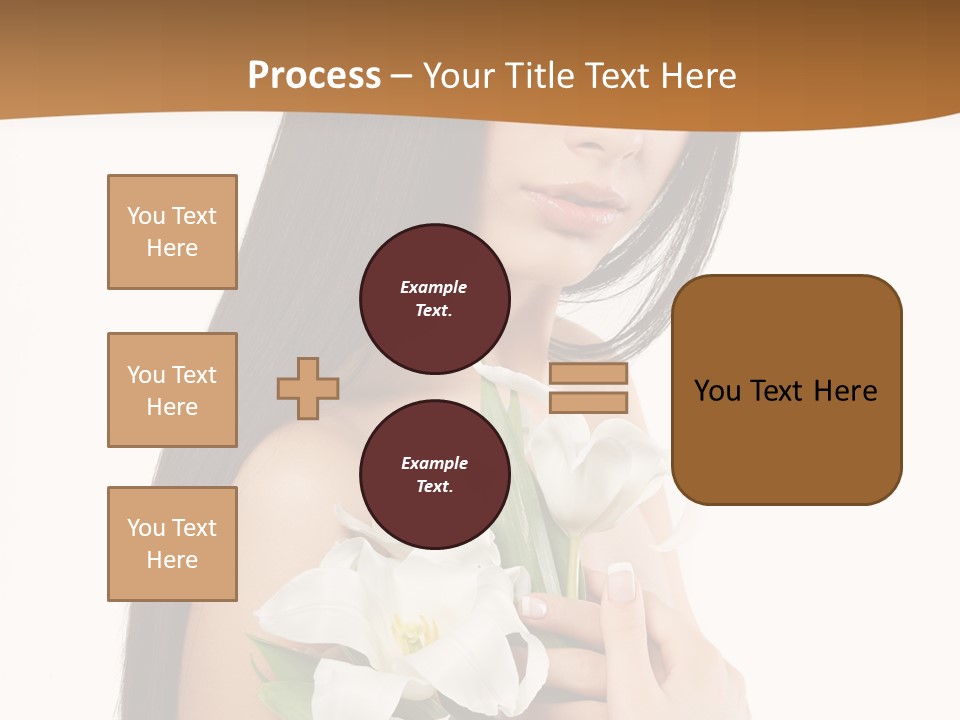 Flowers Skin Sensuality PowerPoint Template