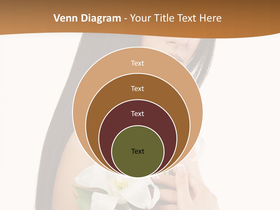 Flowers Skin Sensuality PowerPoint Template