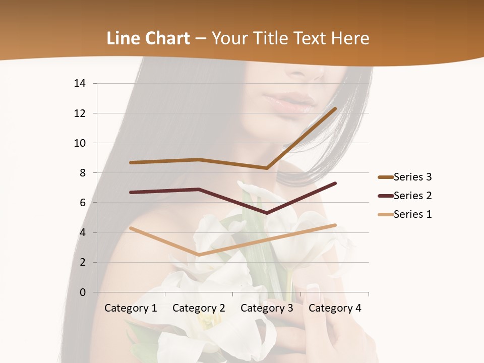 Flowers Skin Sensuality PowerPoint Template