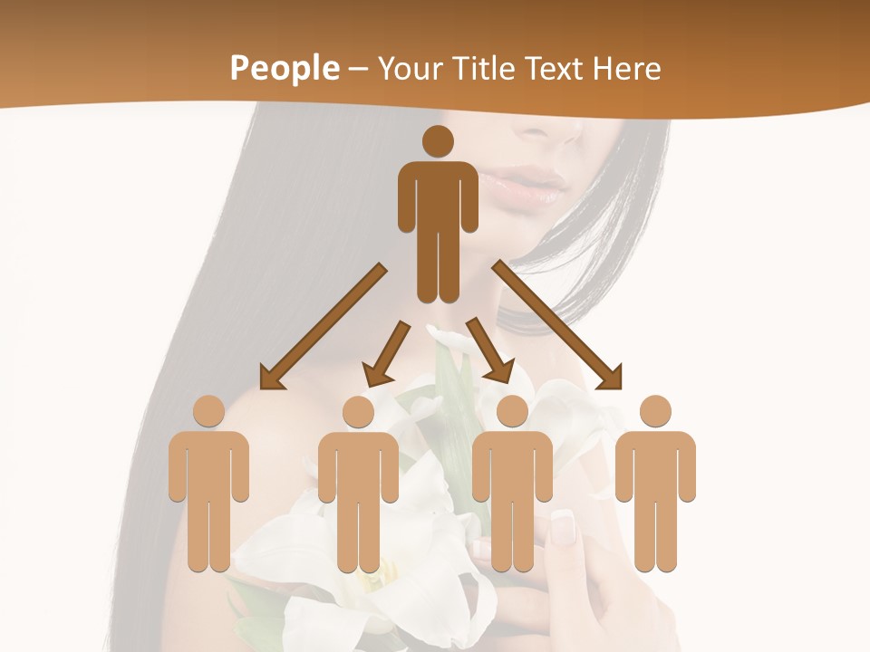 Flowers Skin Sensuality PowerPoint Template