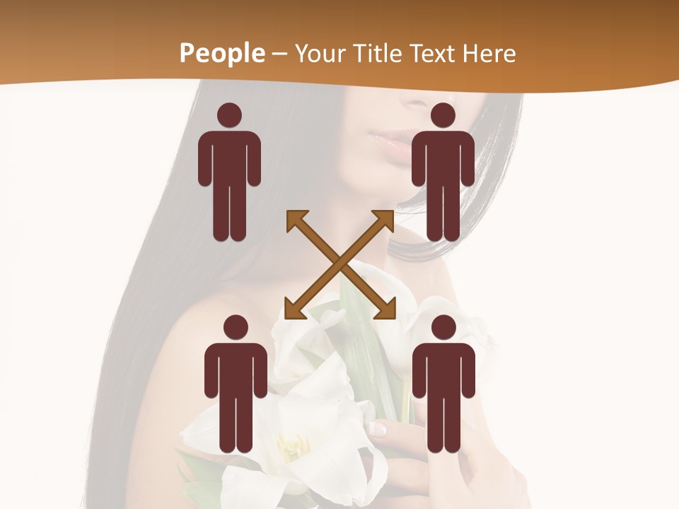 Flowers Skin Sensuality PowerPoint Template