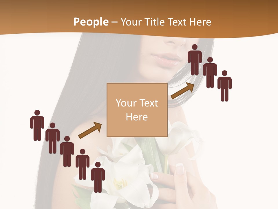 Flowers Skin Sensuality PowerPoint Template