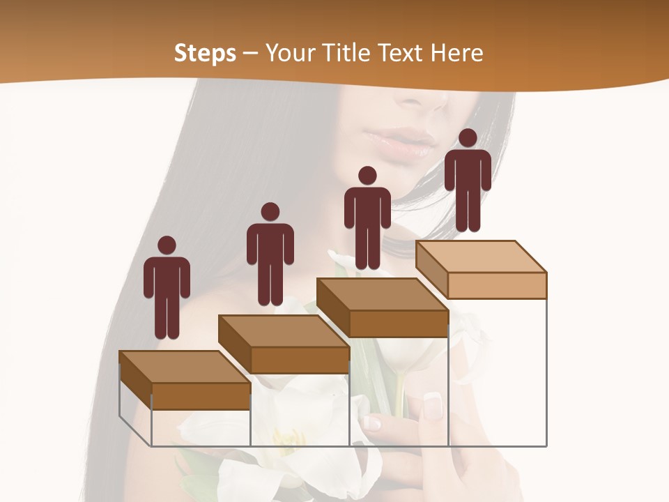 Flowers Skin Sensuality PowerPoint Template