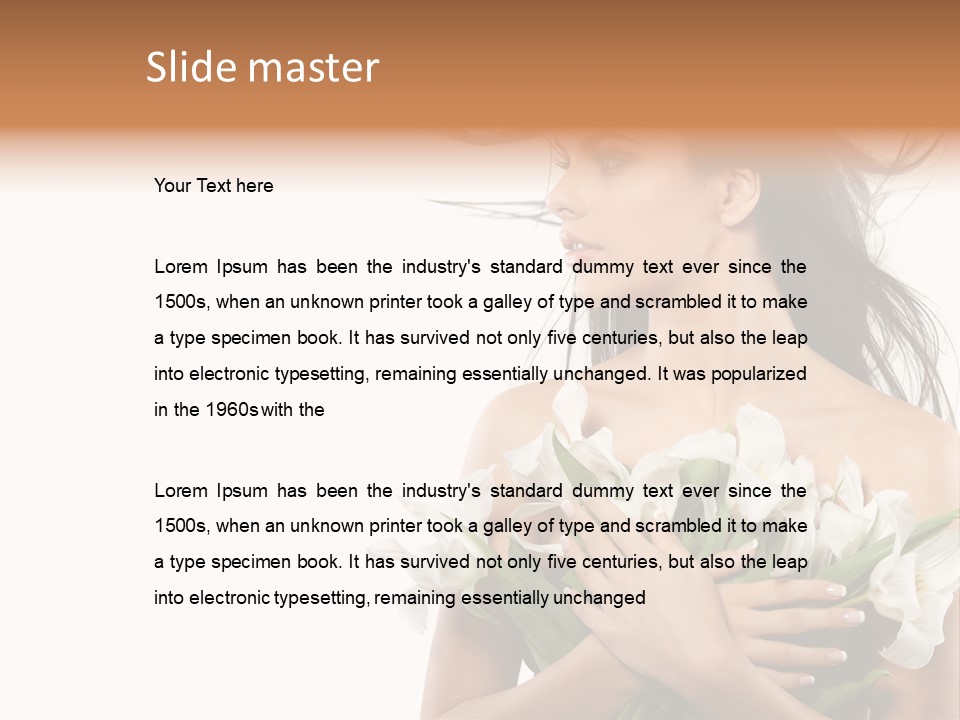 Eyes Love Elegance PowerPoint Template