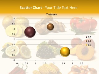 Fruits And Vegetables Page Border PowerPoint Template