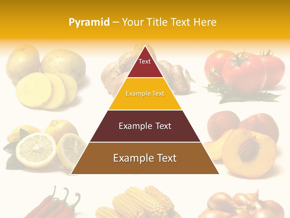 Fruits And Vegetables Page Border PowerPoint Template