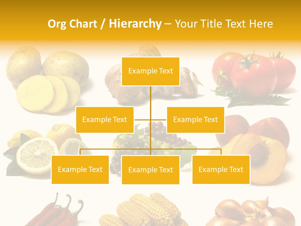 Fruits And Vegetables Page Border PowerPoint Template