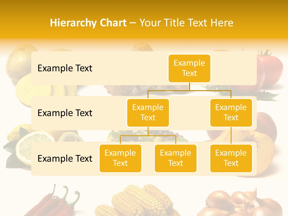 Fruits And Vegetables Page Border PowerPoint Template
