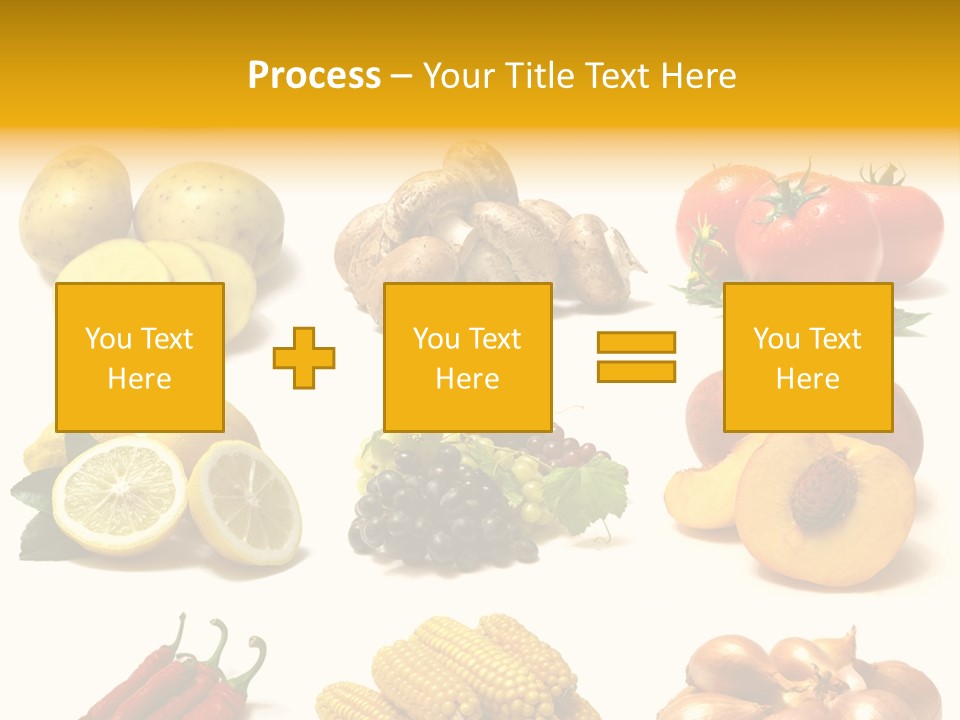 Fruits And Vegetables Page Border PowerPoint Template