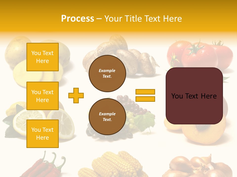 Fruits And Vegetables Page Border PowerPoint Template