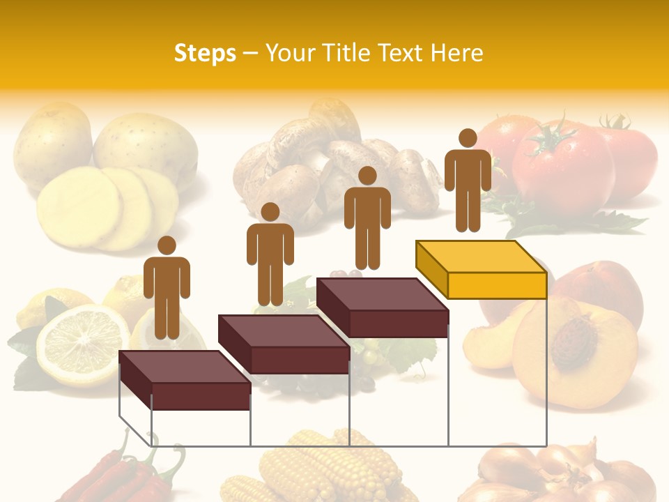 Fruits And Vegetables Page Border PowerPoint Template